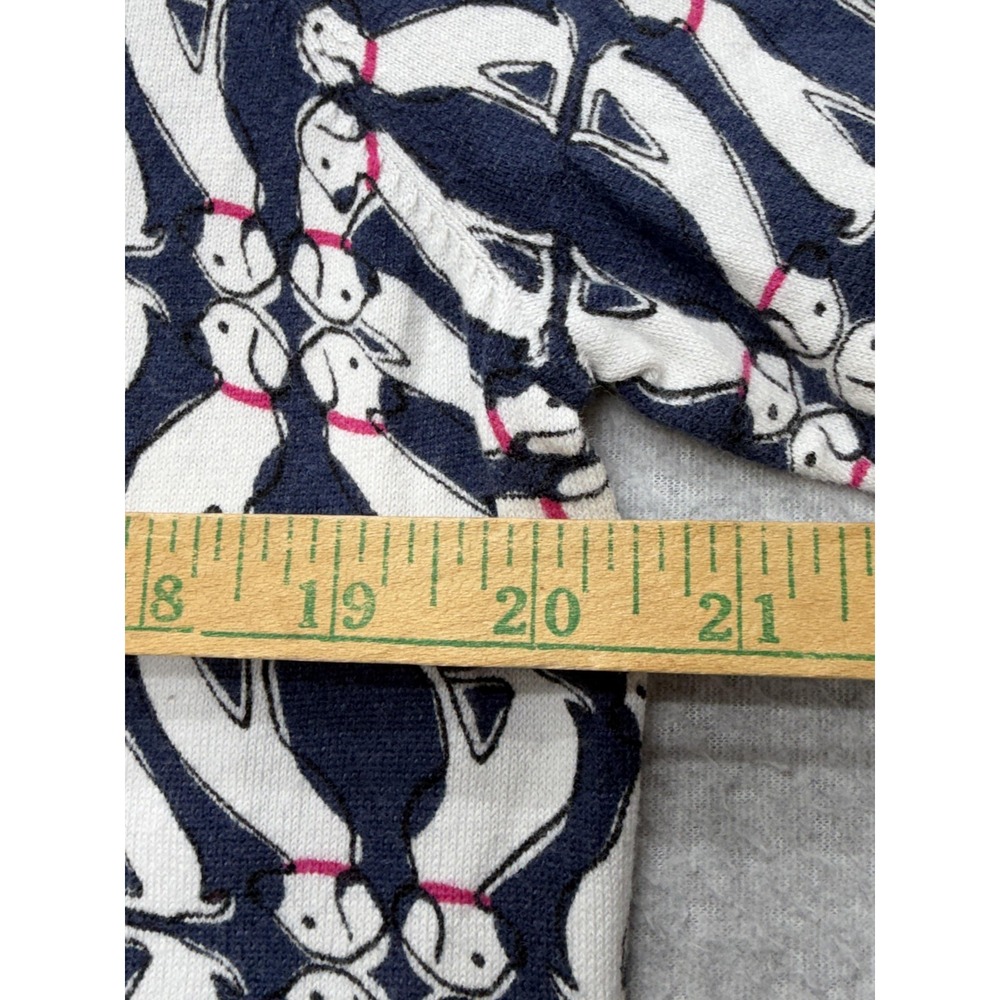Le Tigre Cardigan Sweater Womens L Multicolor Fun Dog Print Knit Button Front - Picture 8 of 13